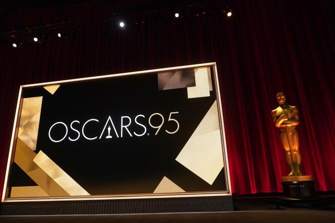 Une vue depuis la scène de la cérémonie des nominations des Oscars, à Los Angeles, le mardi 24 janvier 2023. 